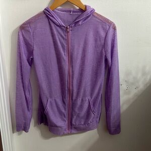 Purple Sheer Sweater